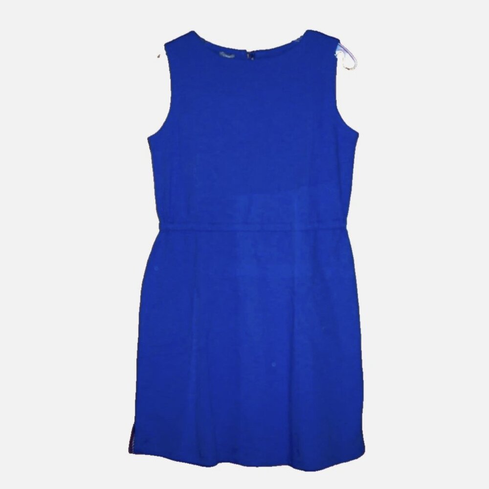 T By Talbots Sleeveless Casual Sundress Blue Dress with Pockets MP Medium Petite
